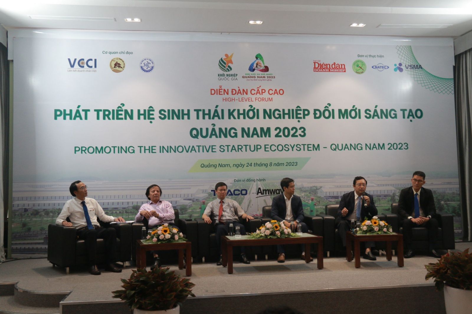 TRỰC TIẾP: Diễn đàn cấp cao Hệ sinh thái Khởi nghiệp đổi mới sáng tạo Quảng Nam 2023