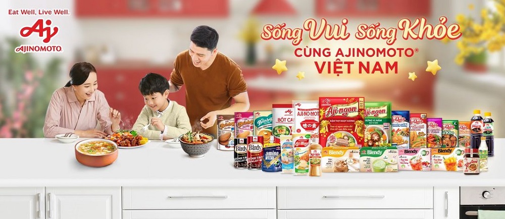 Ajinomoto Việt Nam cung cấp đa dang sản phẩm thực phẩm, gia vị, đồ uống