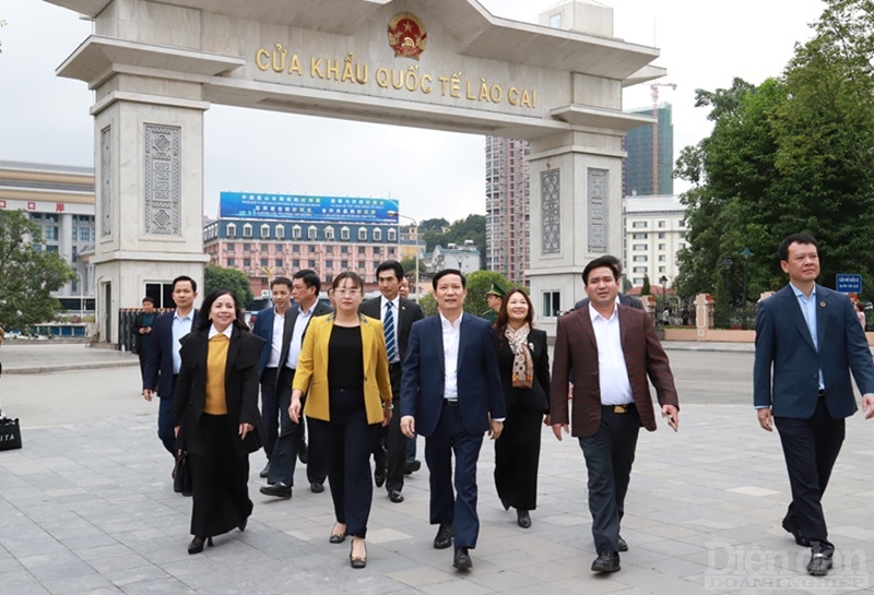 Đoàn công tác của VCCI thăm và làm việc tại tỉnh Lào Cai